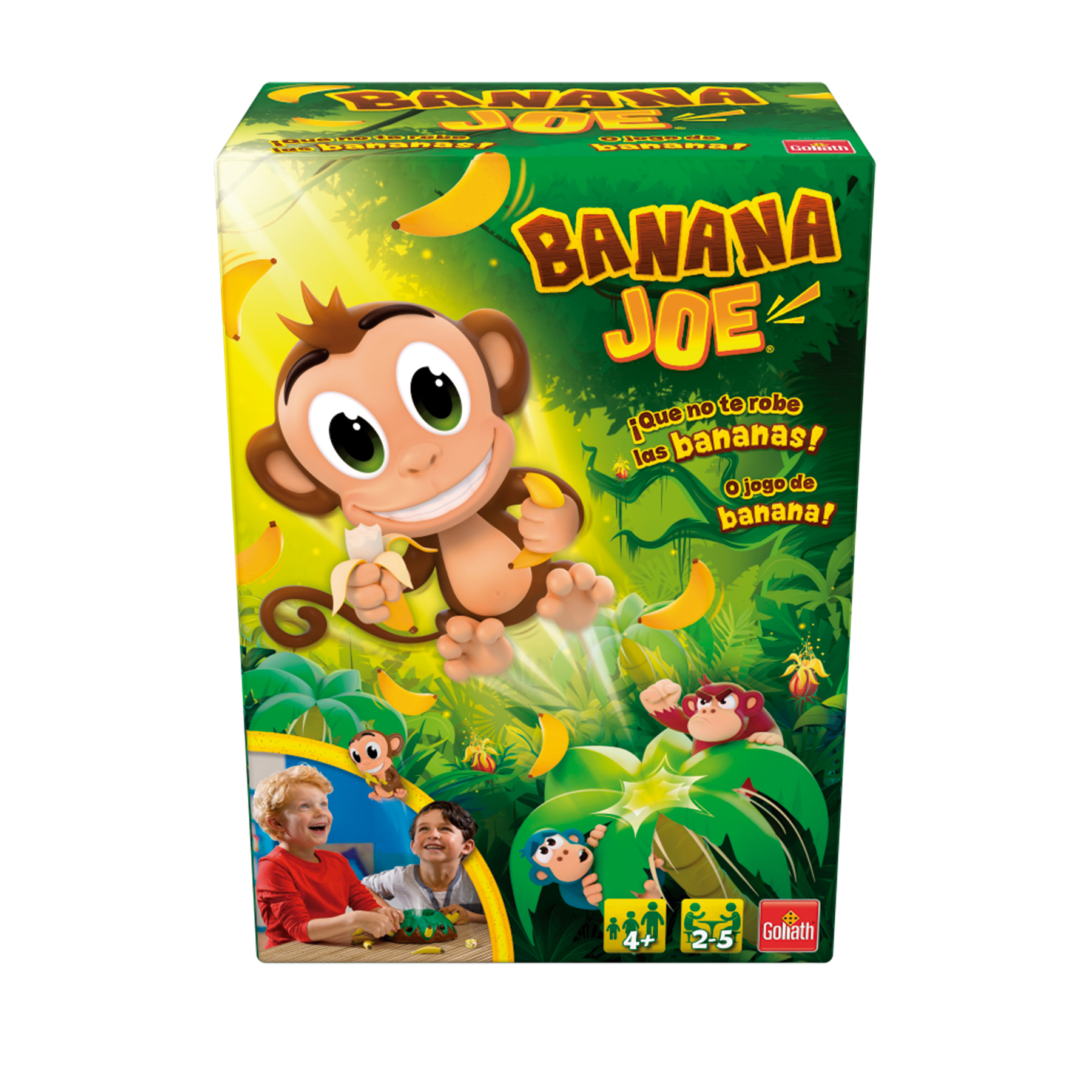 Rouba as bananas de Banana Joe antes que ele fuja aos saltos